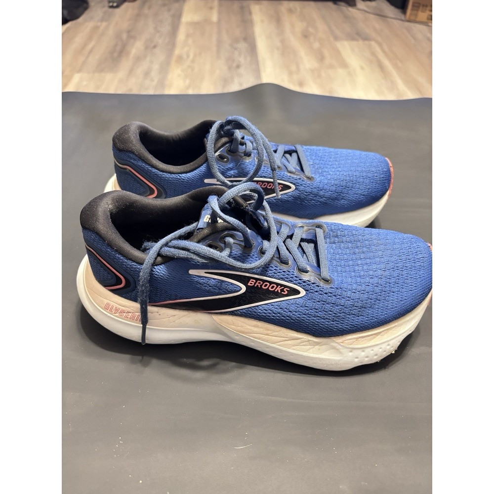 Brooks Glycerin 21 Women's Running Shoes Blue Size 6 B Medium 1204081B496